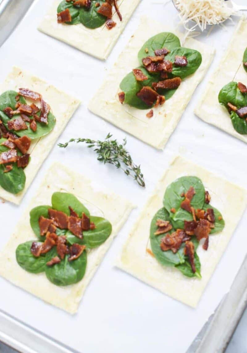 Savory Bacon And Spinach Danish Recipe