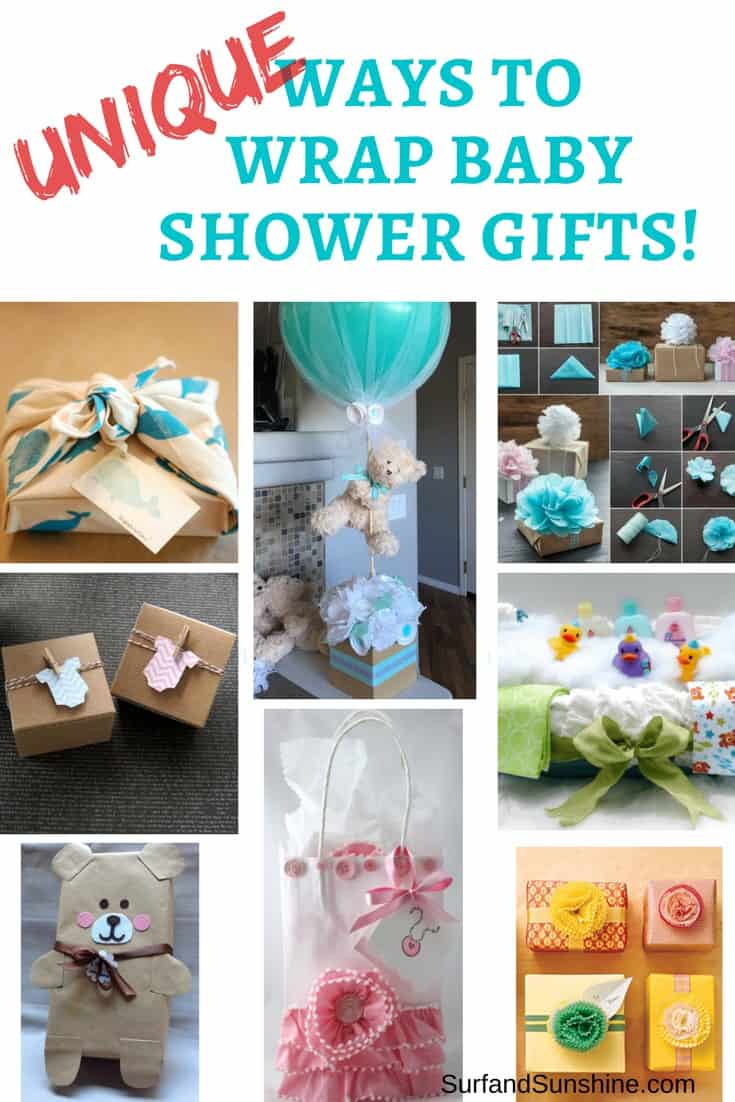 Unique Baby Shower Gift Wrapping Ideas