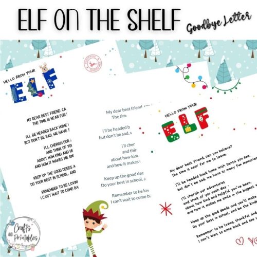 3 Free Printable Elf On The Shelf Arrival Letters