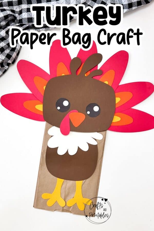 Free Paper Bag Turkey Craft For Kids