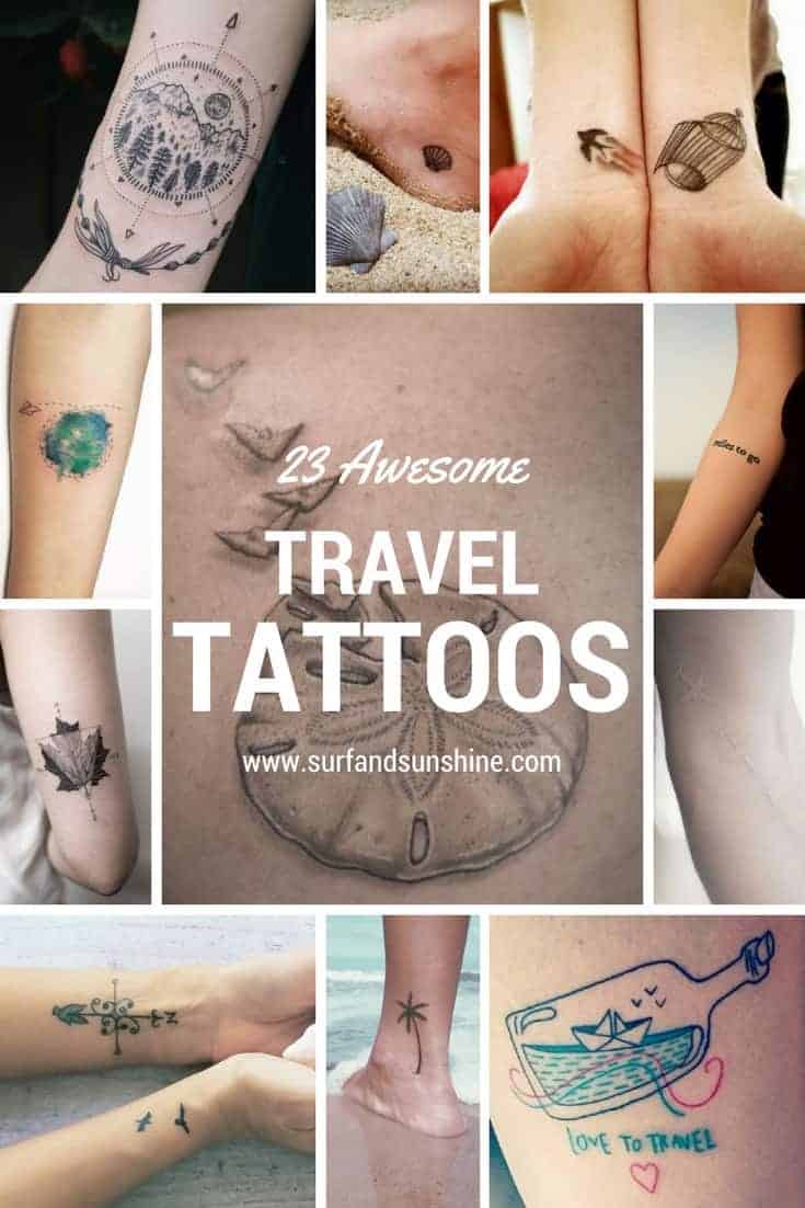 travel tattoo designs for females