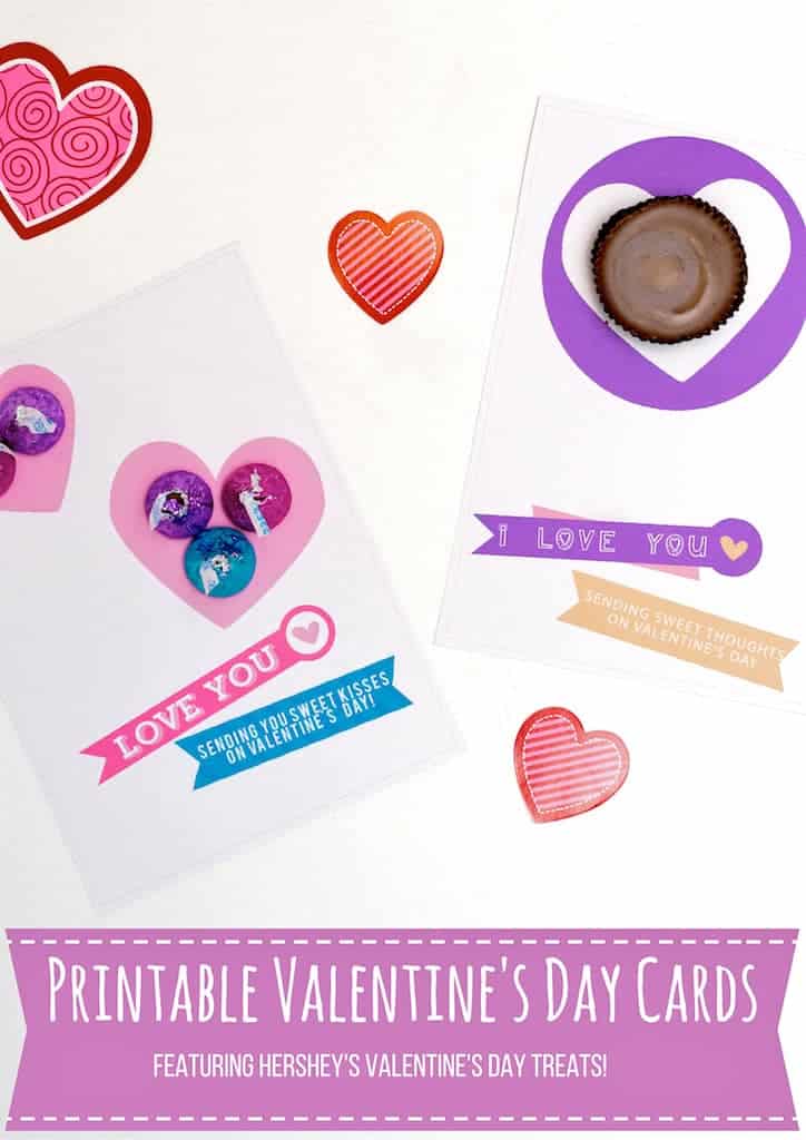 Free Printable Valentine s Day Cards To Use With Sweet Treats